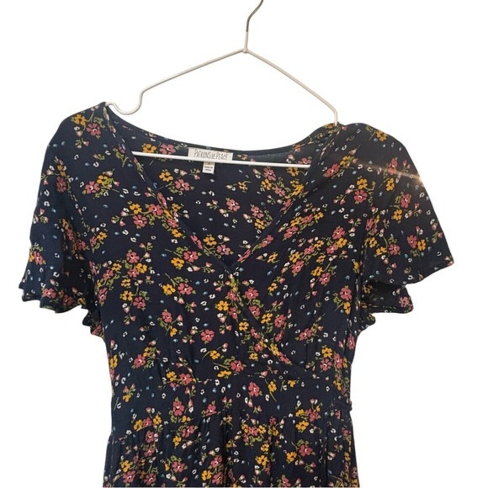 Patrons of Peace Floral Maxi Dress Cottagecore Boho Prairie Small/romantic style